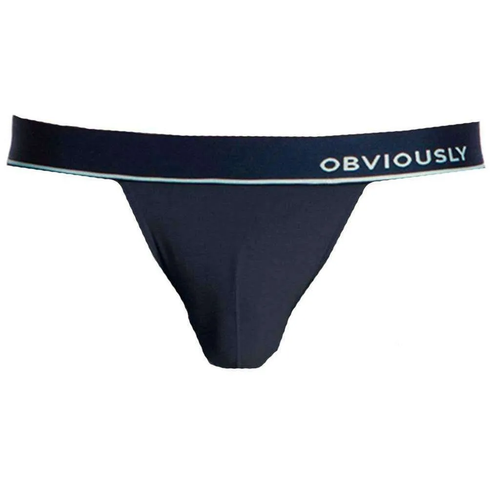 Obviously PrimeMan AnatoMAX Thong - Midnight Navy