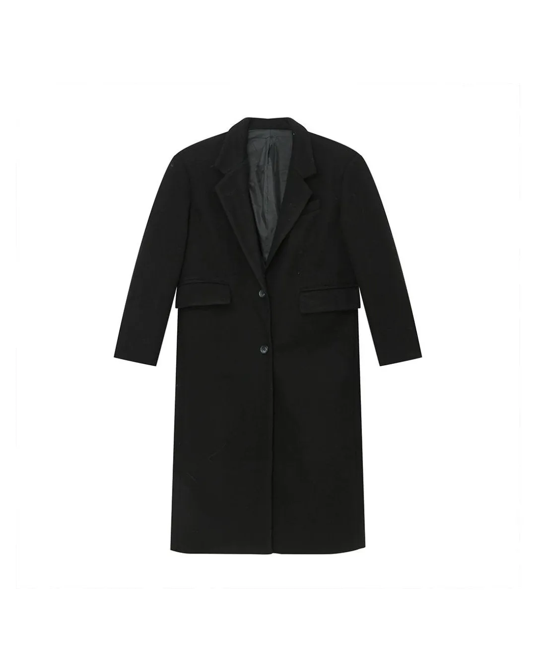 Over Silhouette Wool Long Coat OYC0025