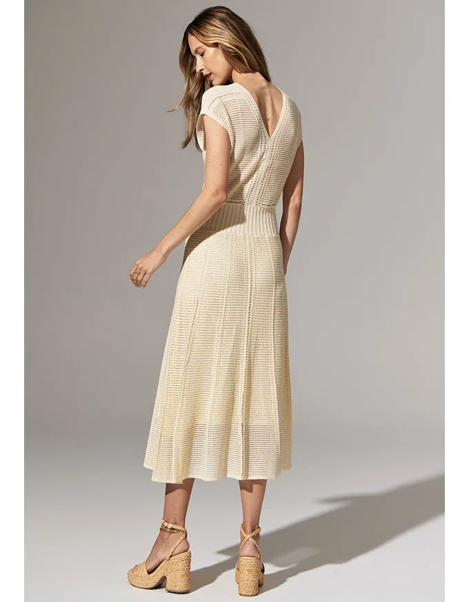 Paco Knit Dress Ivory