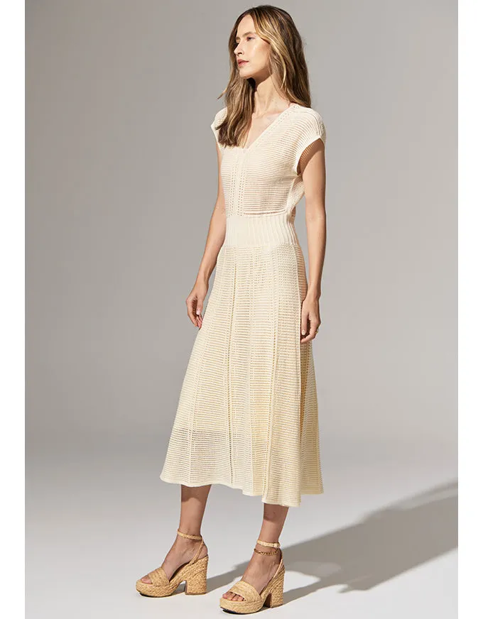 Paco Knit Dress Ivory