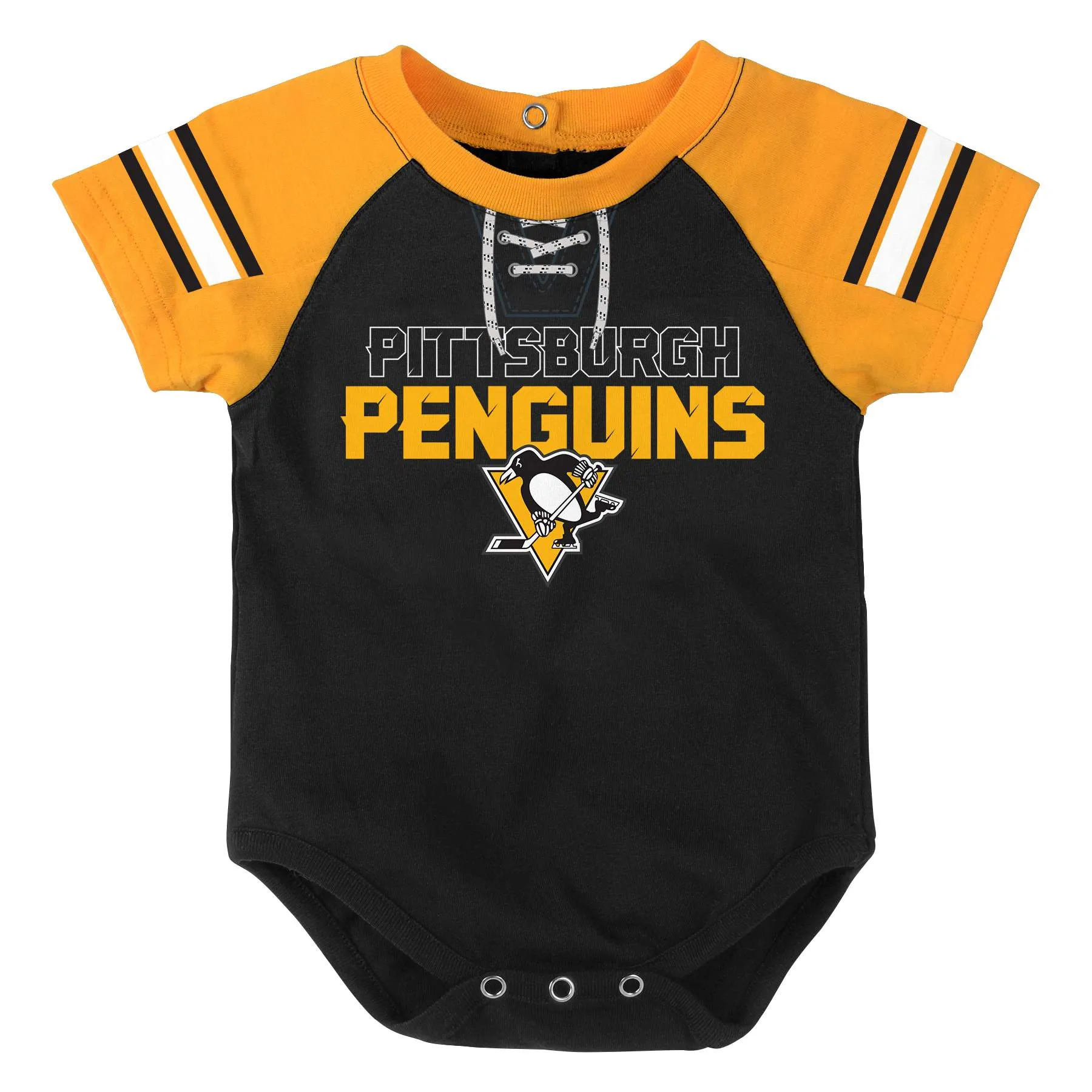 Penguins Baby Creeper, Bib and Booties Set