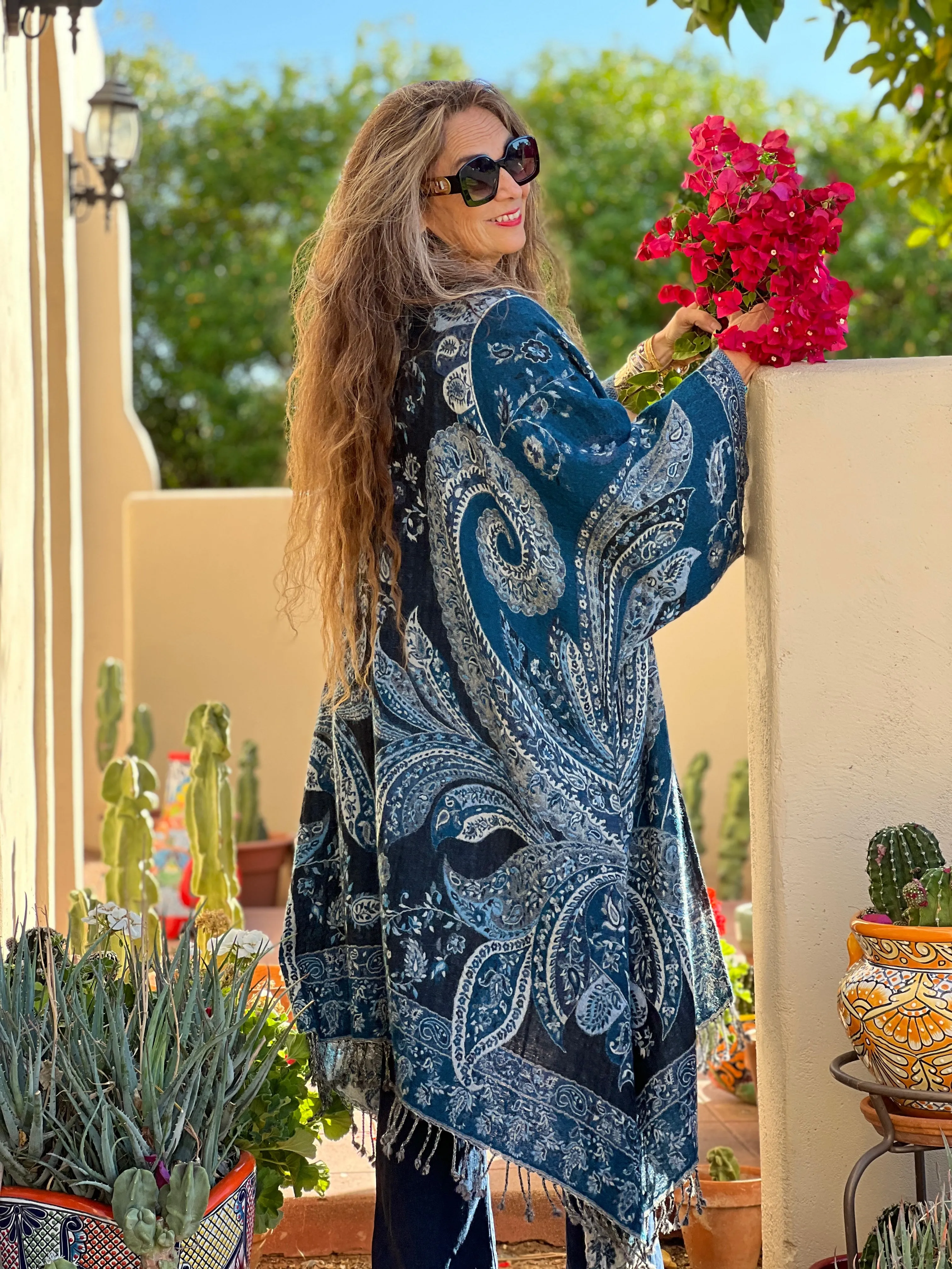 Pescara Paisley Kimono Coat