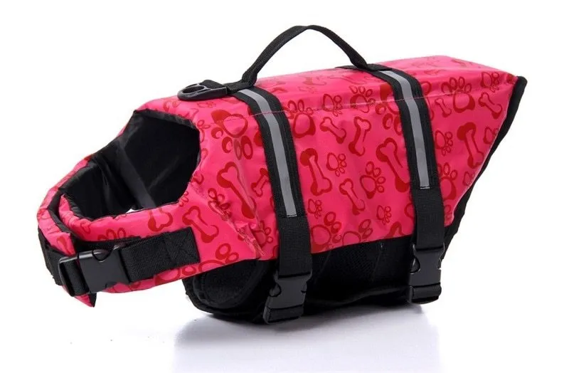 Pet swimwear cute dog life jacket dog swimwear big middle dog safety coat