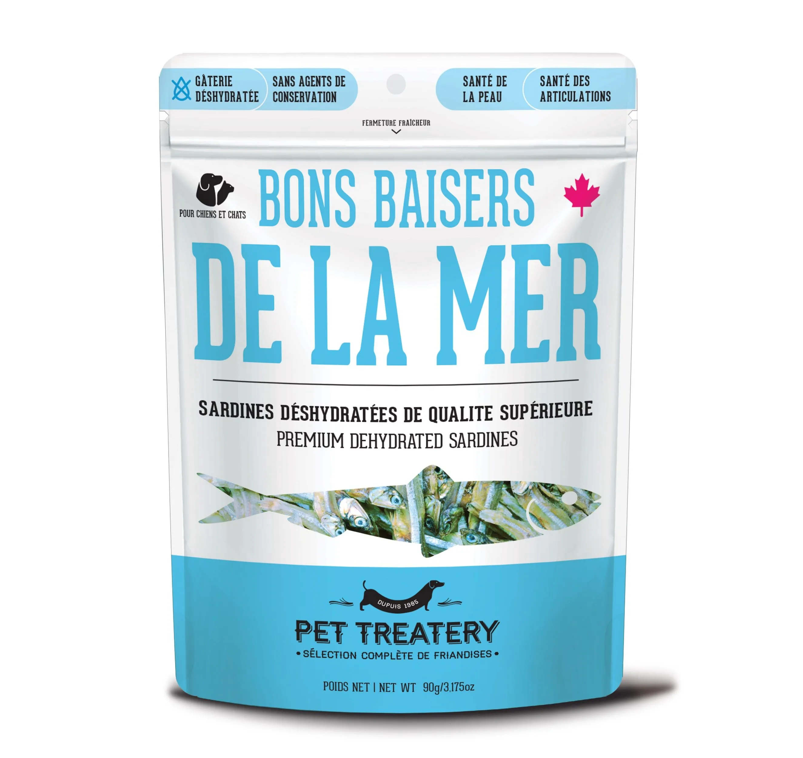 Pet Treatery Premium Dehydrated Sardine Treats for Dogs and Cats