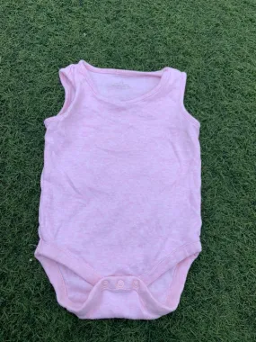 Pink baby bodysuit size 3-8months