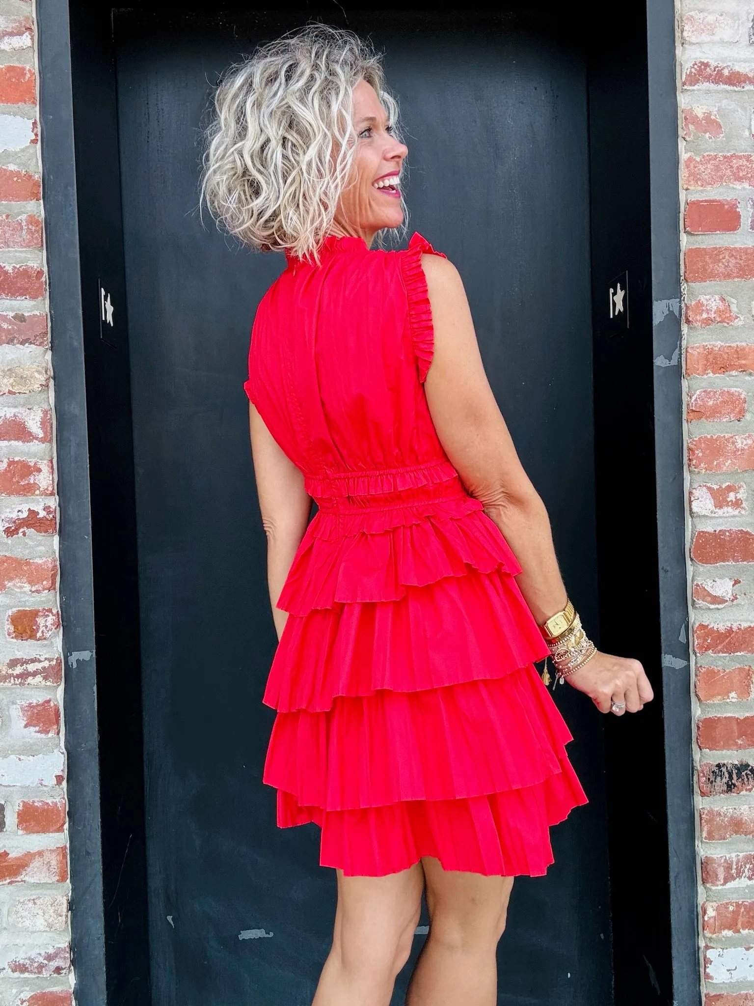 Poppy Pleated Mini