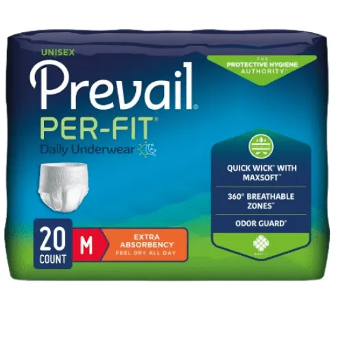 Prevail Per-Fit Underwear, Heavy Absorbent Pull Up Diapers