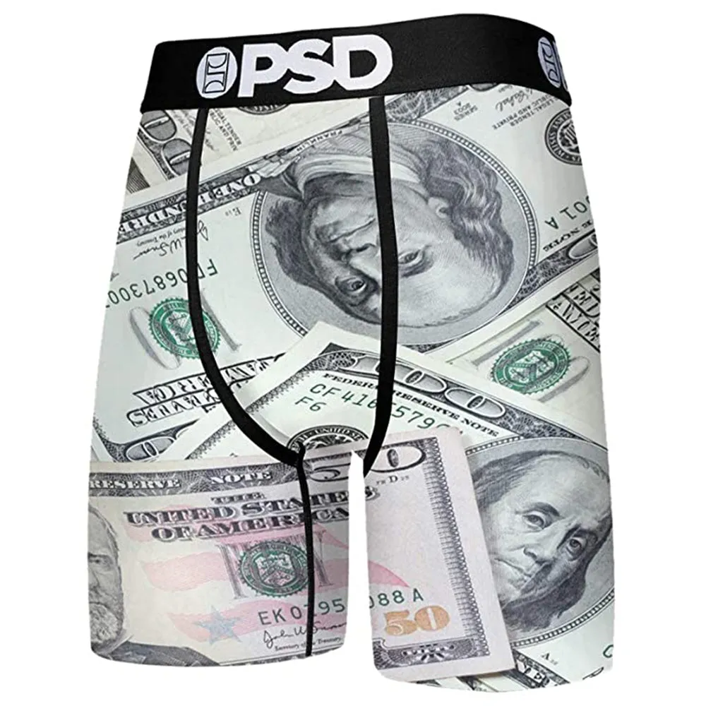 PSD Mens Green Cash Underwear - E32011007-GRN-L