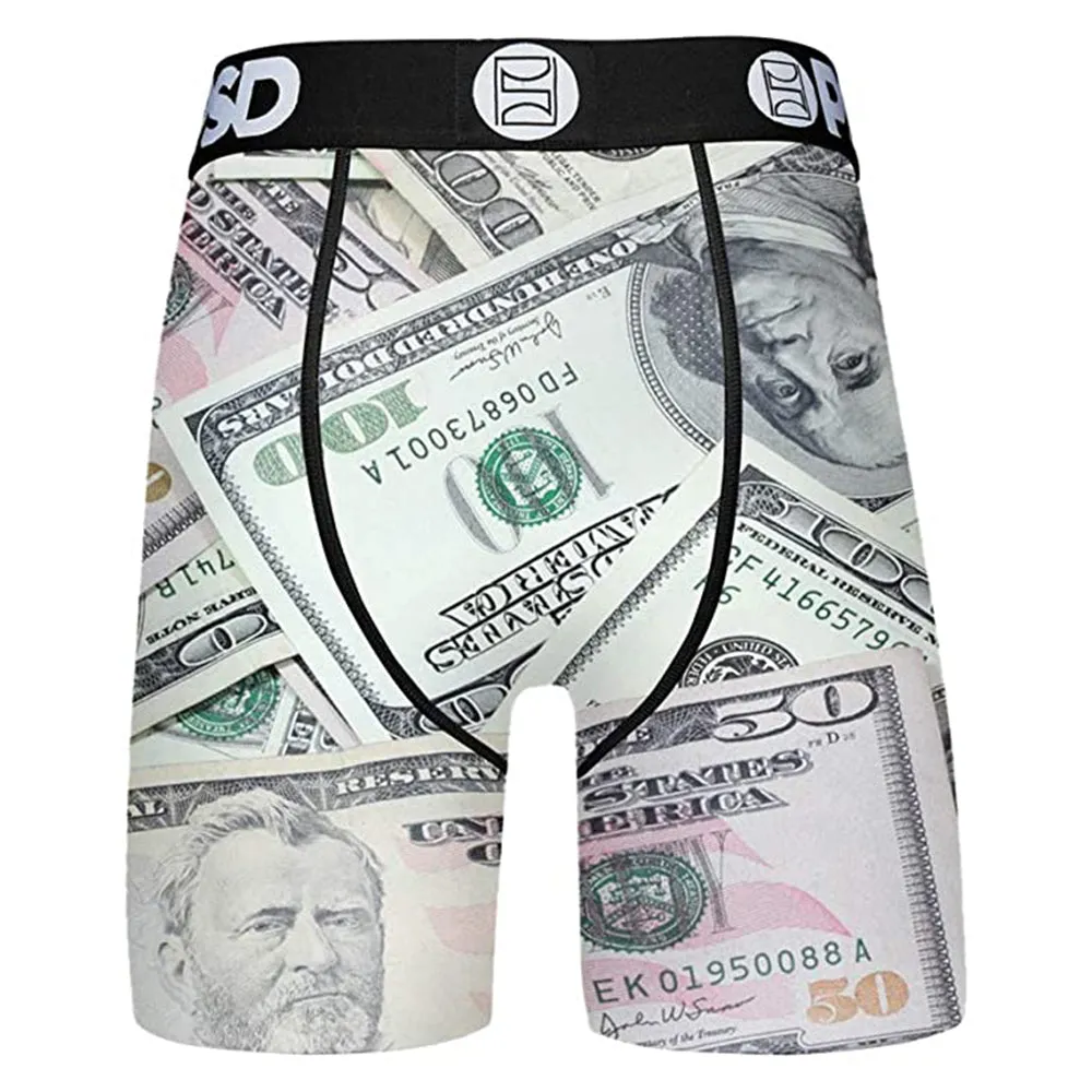 PSD Mens Green Cash Underwear - E32011007-GRN-L