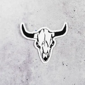 "Bison Skull" Sticker