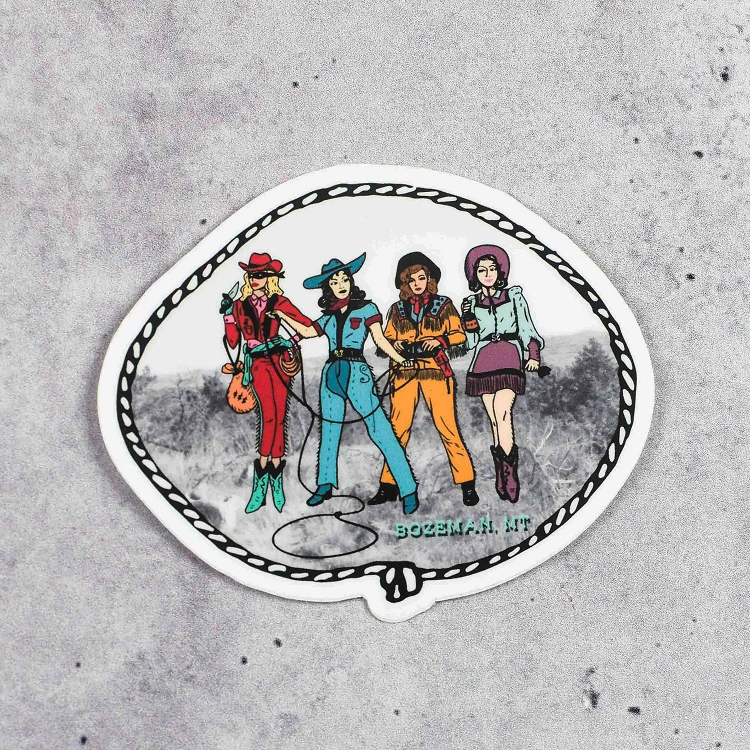 "Lady Gang" Lasso Sticker