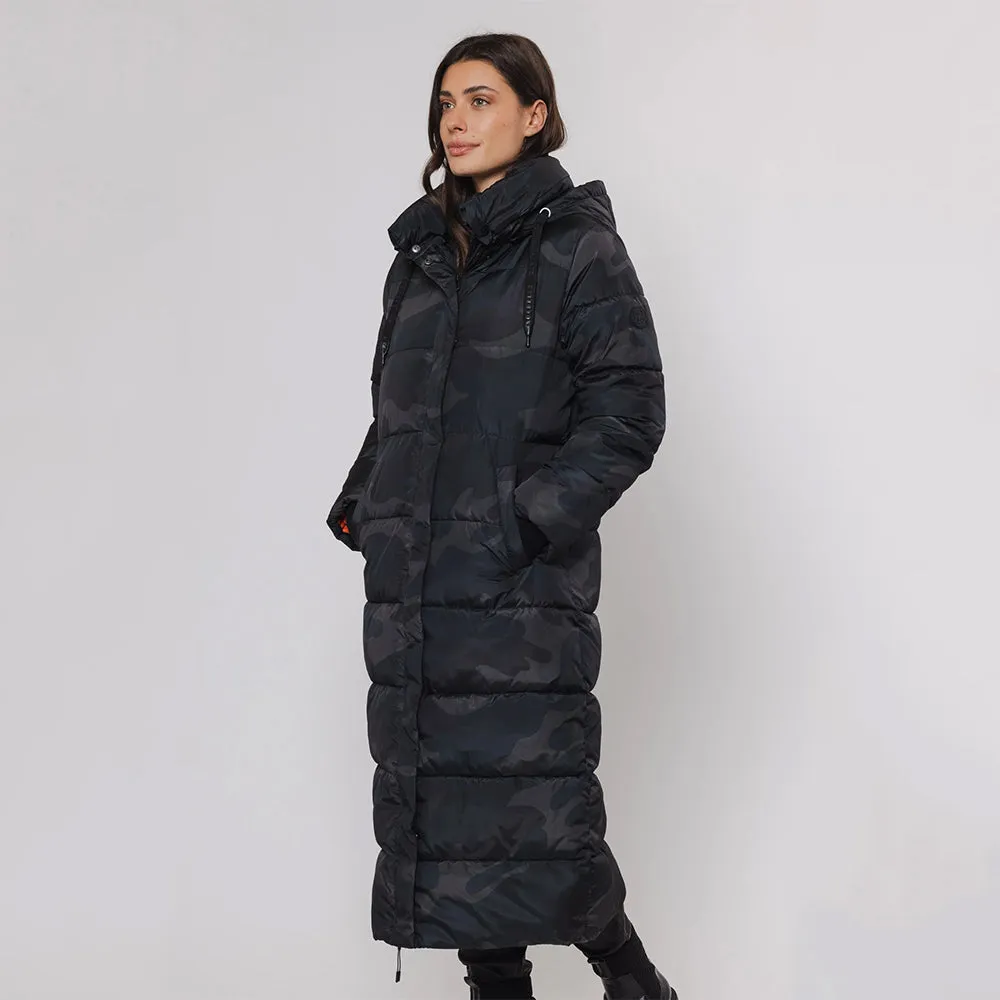 Roza Midi Length Padded Hooded Coat