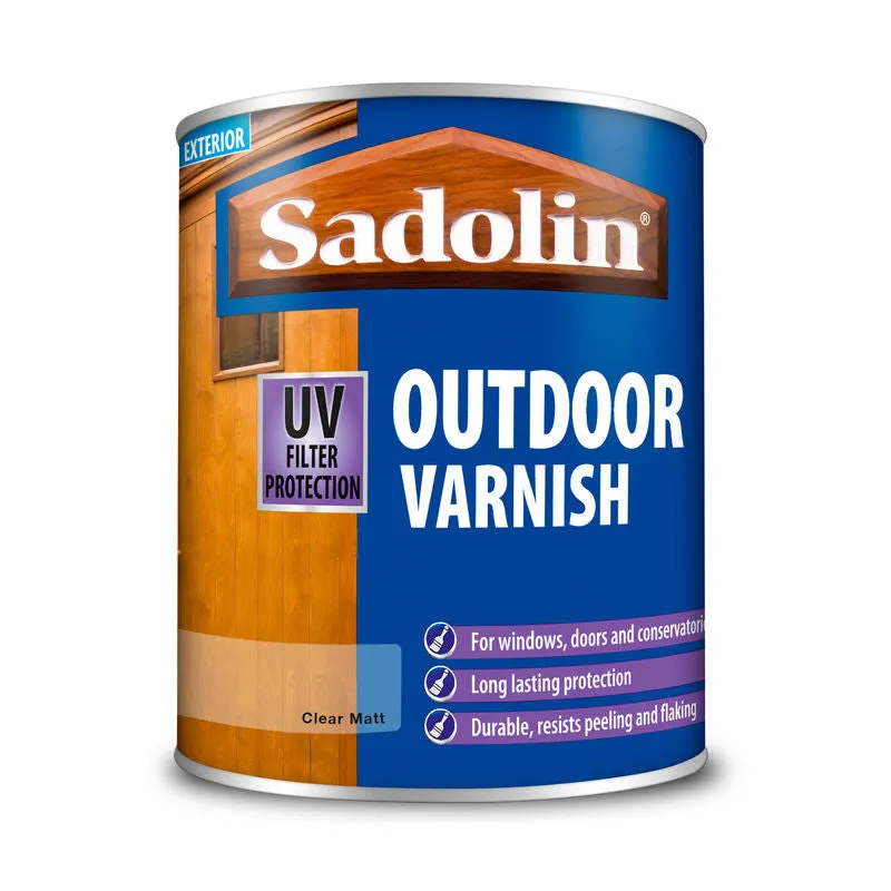 Sadolin Outdoor Varnish - Clear Matt Finish