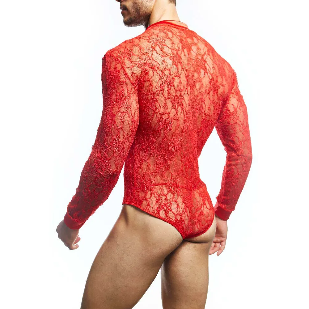 Secret Male Men's Lingerie Sexy Bodysuit  SMV008