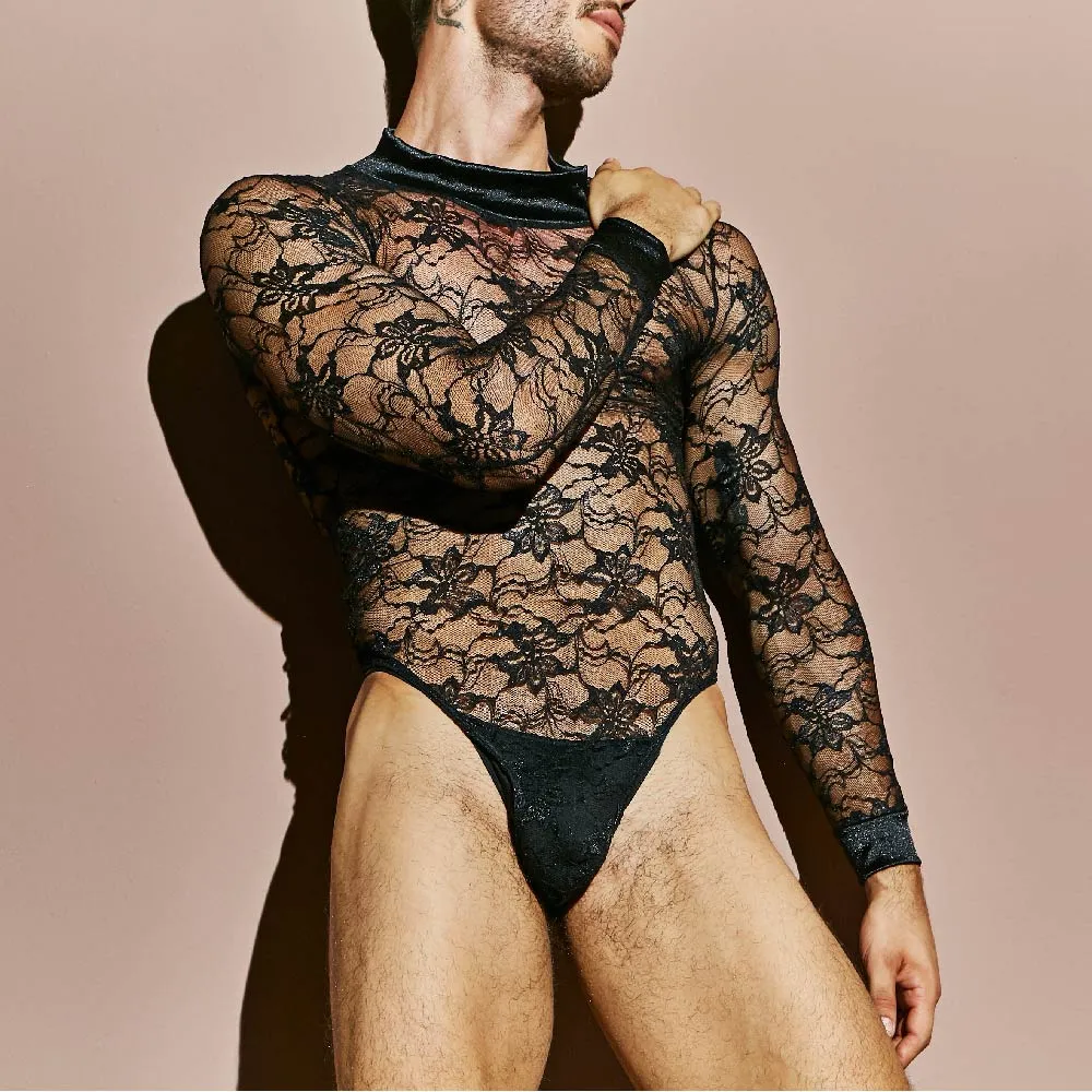 Secret Male Men's Lingerie Sexy Bodysuit  SMV008