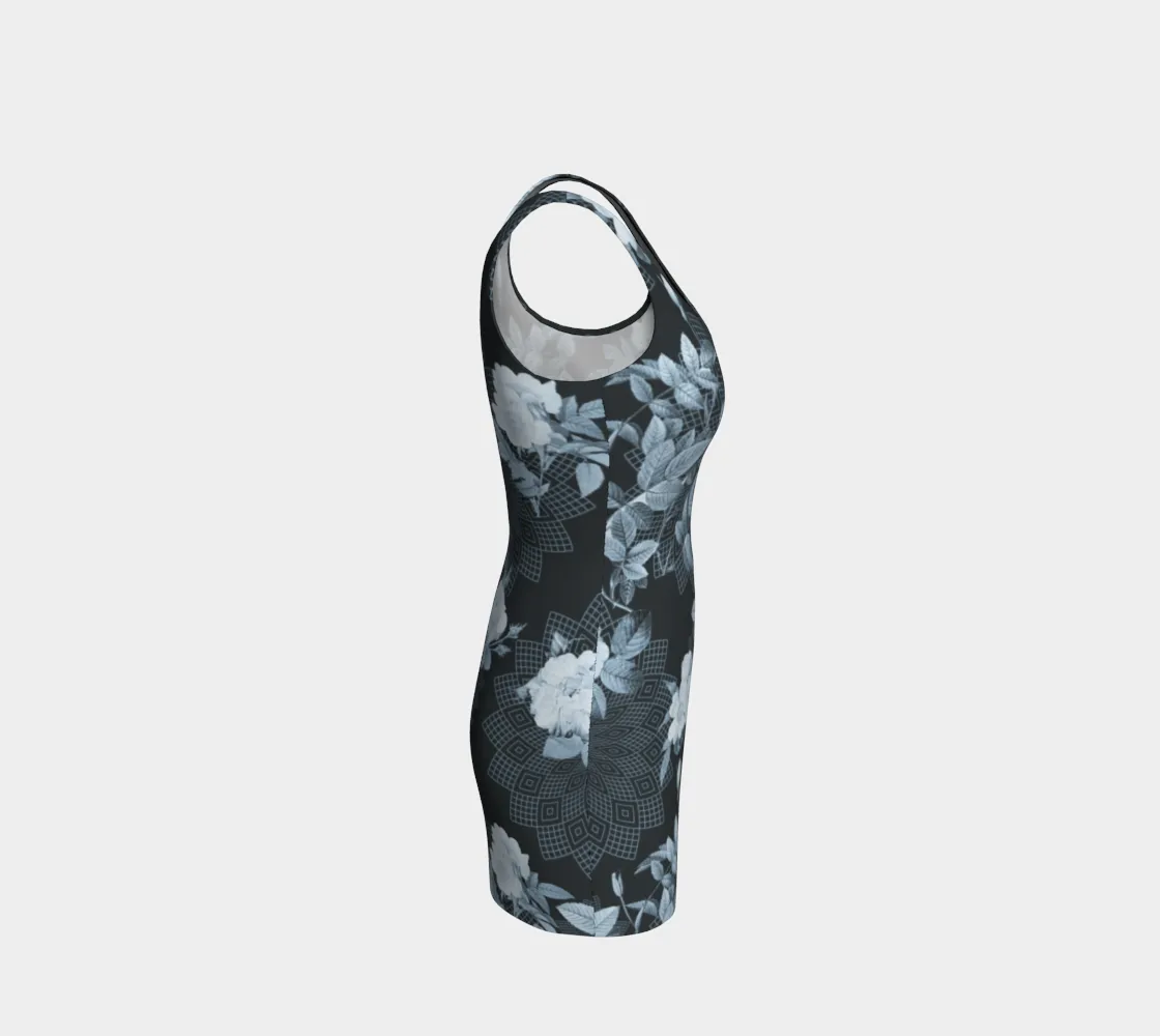 Selenium Floral Web Bodycon Dress