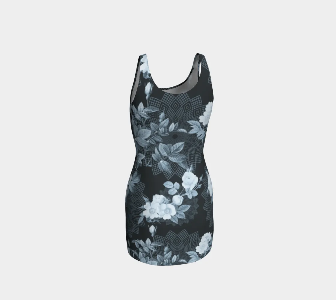 Selenium Floral Web Bodycon Dress