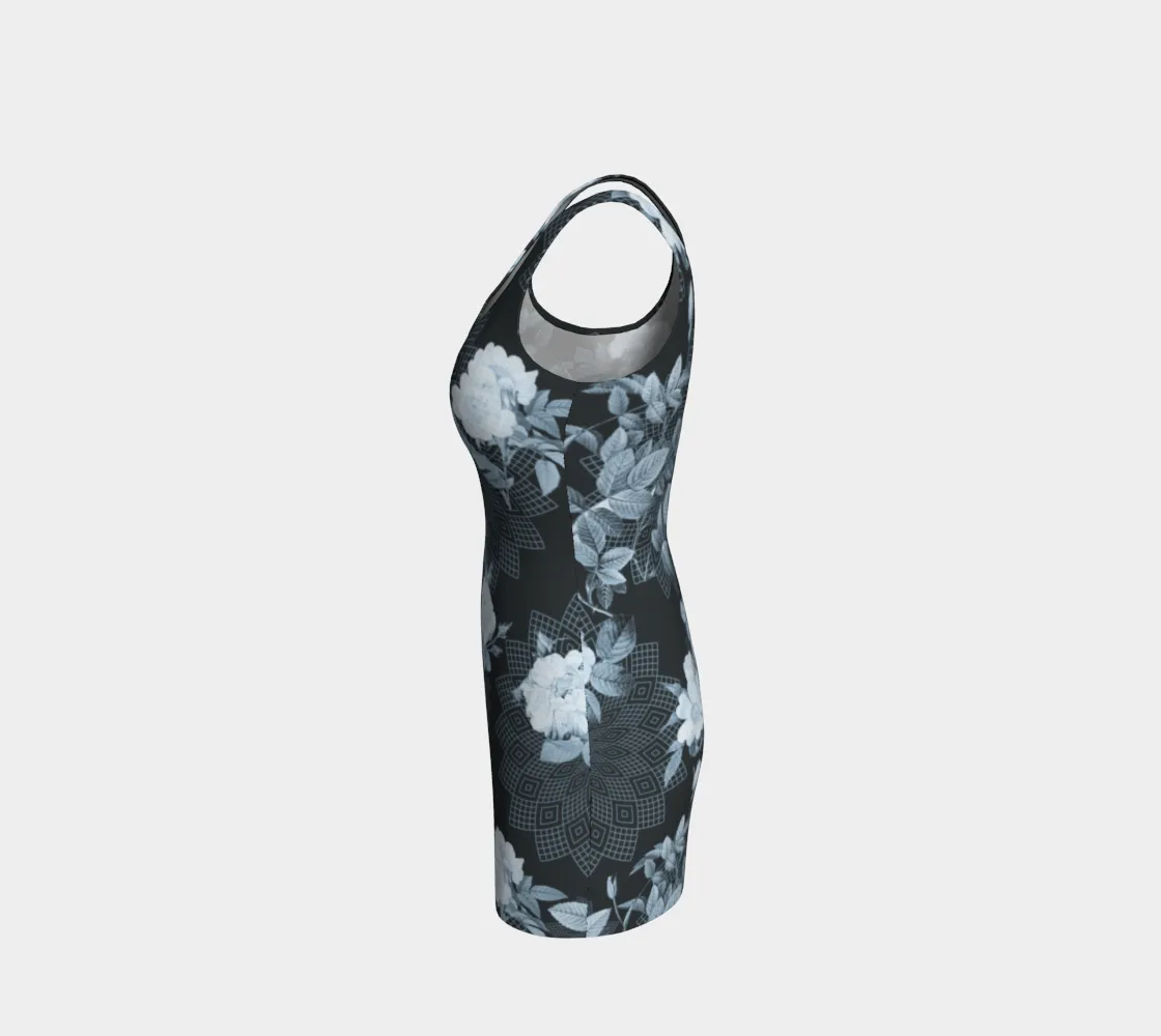 Selenium Floral Web Bodycon Dress