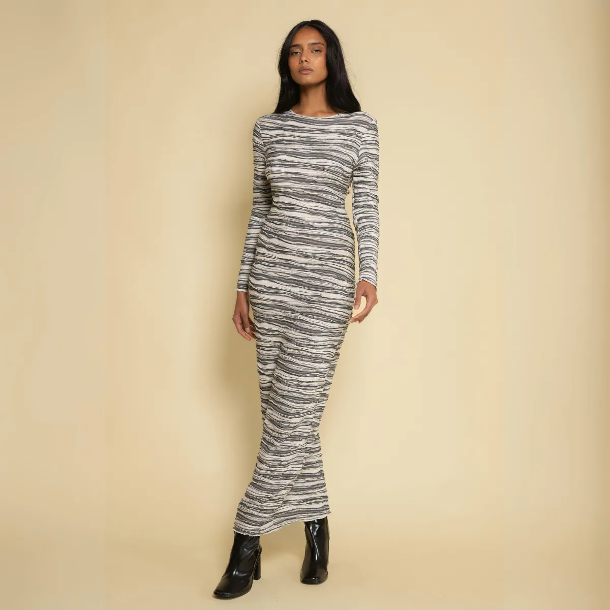 Slub Knit Solidad Dress