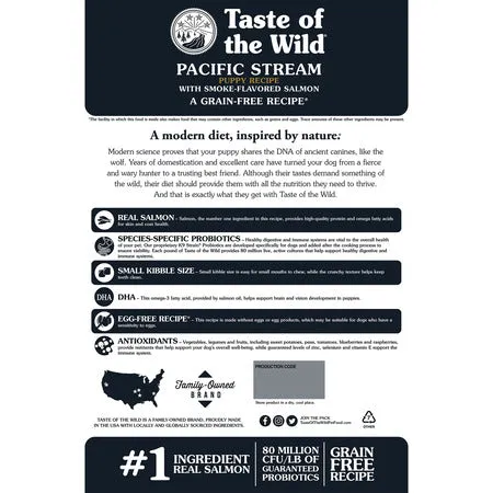 Taste of the Wild Grain-Free Dry Dog Food Puppy Formula