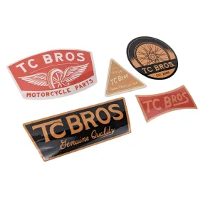 TC Bros. Sticker 5 Pack - (Various Designs)