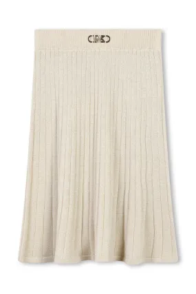 Teen Girls Pleated Knit Skirt