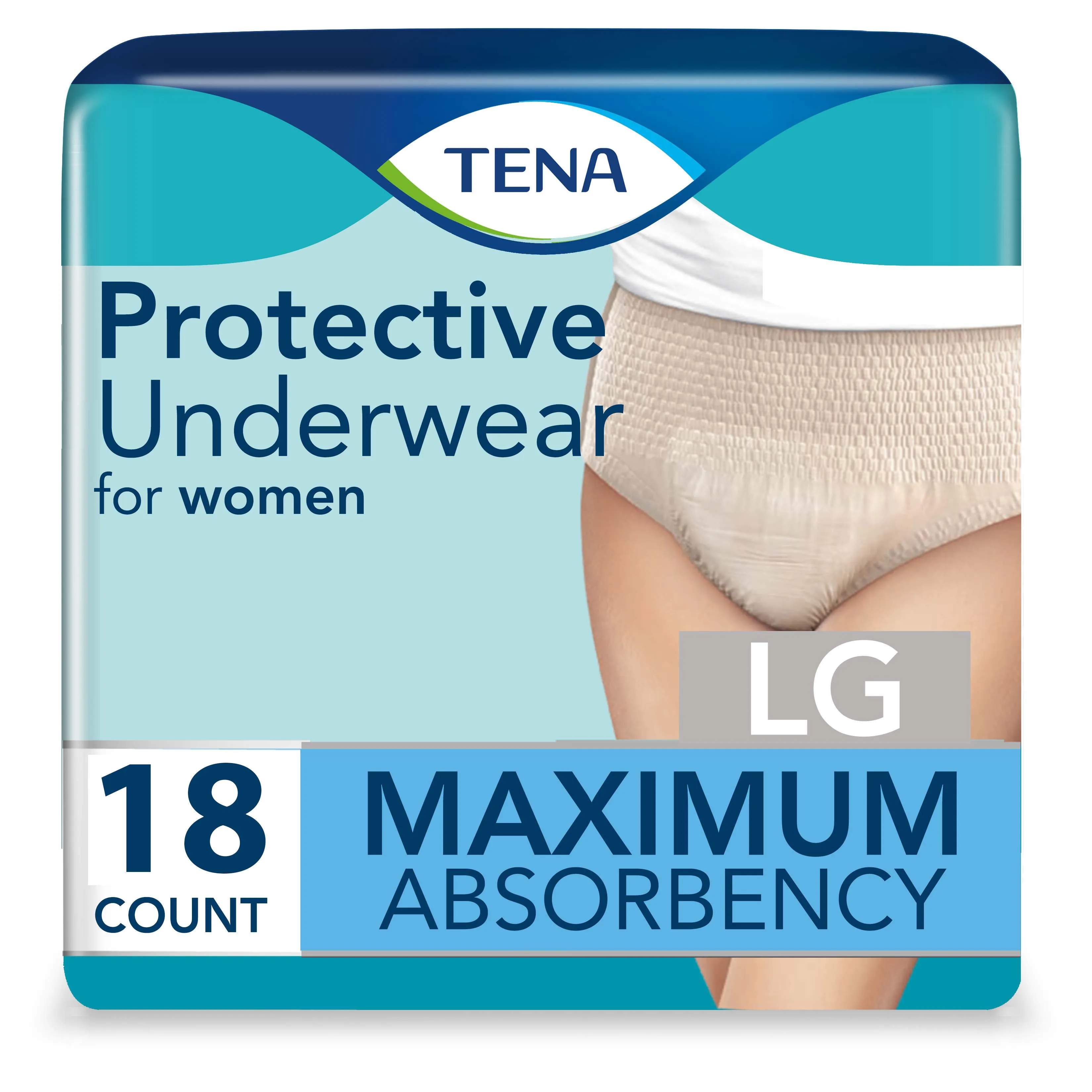 TENA ProSkin Incontinence Underwear for Women with Maximum Absorbency