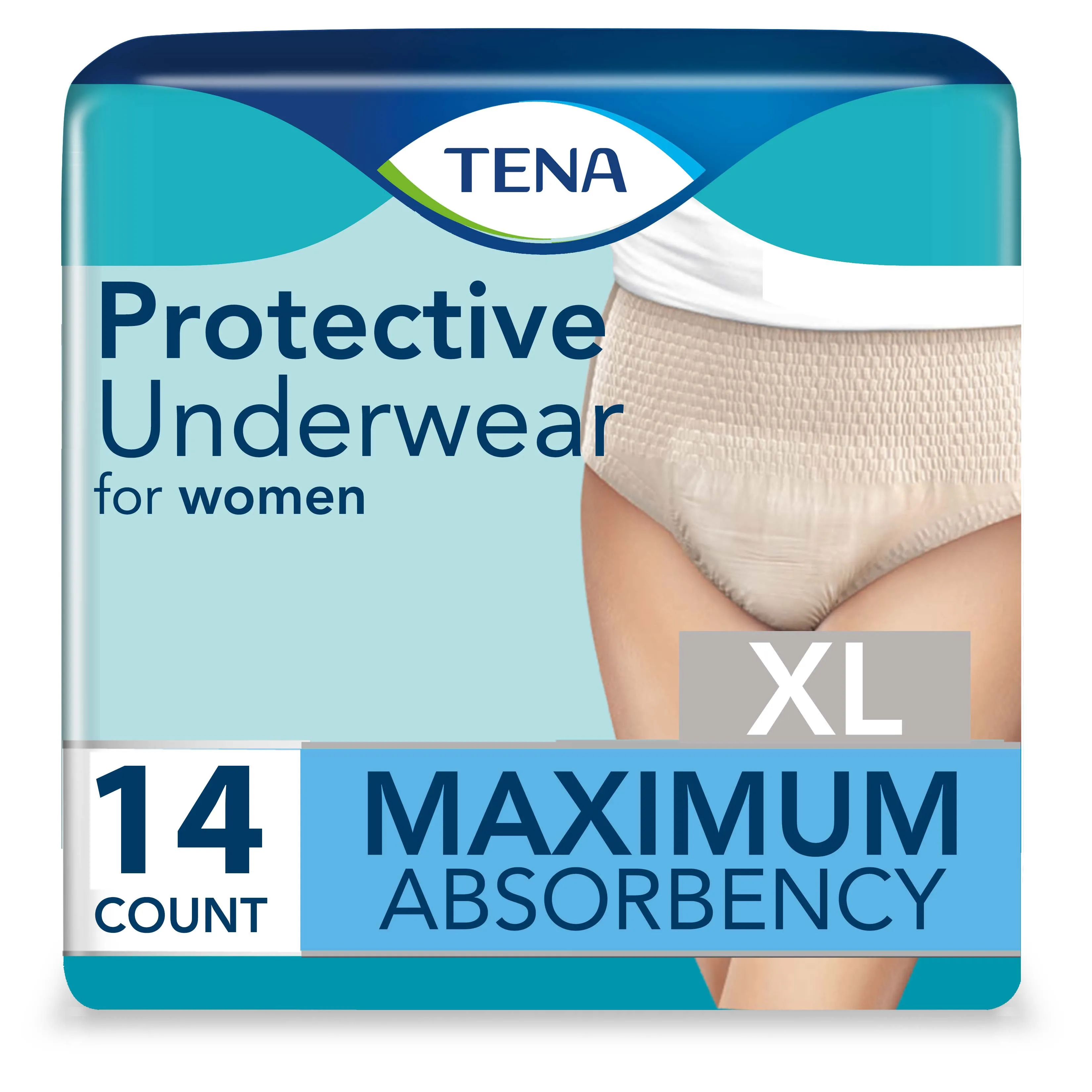 TENA ProSkin Incontinence Underwear for Women with Maximum Absorbency