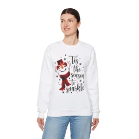 Tis The Season Snowman Crewneck Sweatshirt