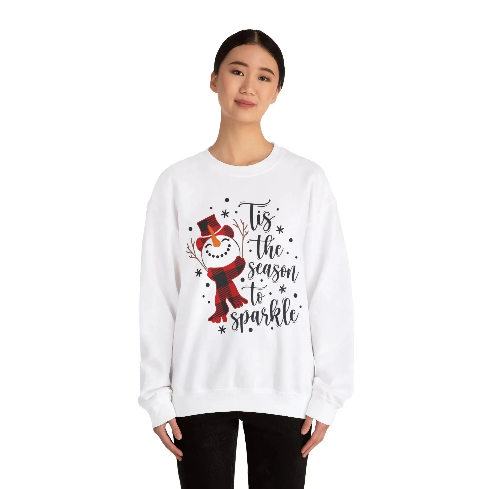 Tis The Season Snowman Crewneck Sweatshirt