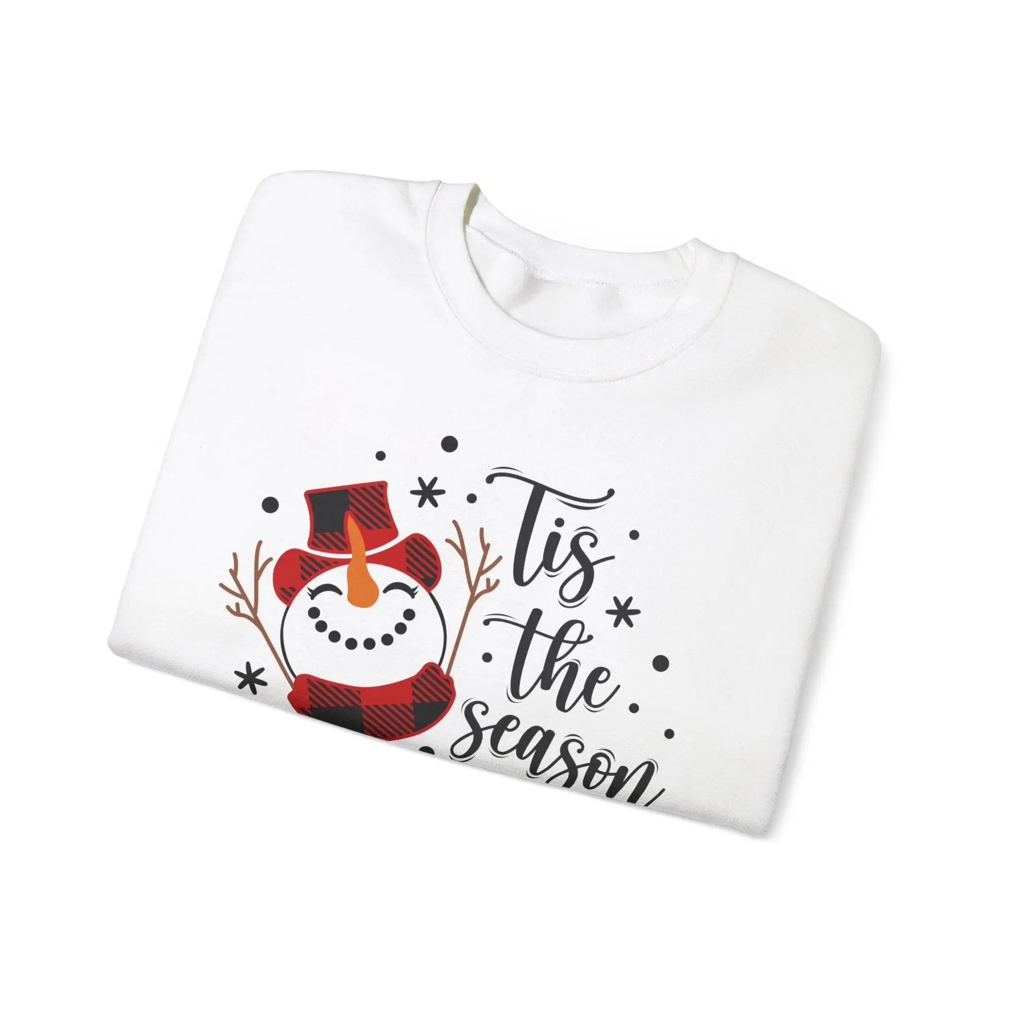 Tis The Season Snowman Crewneck Sweatshirt