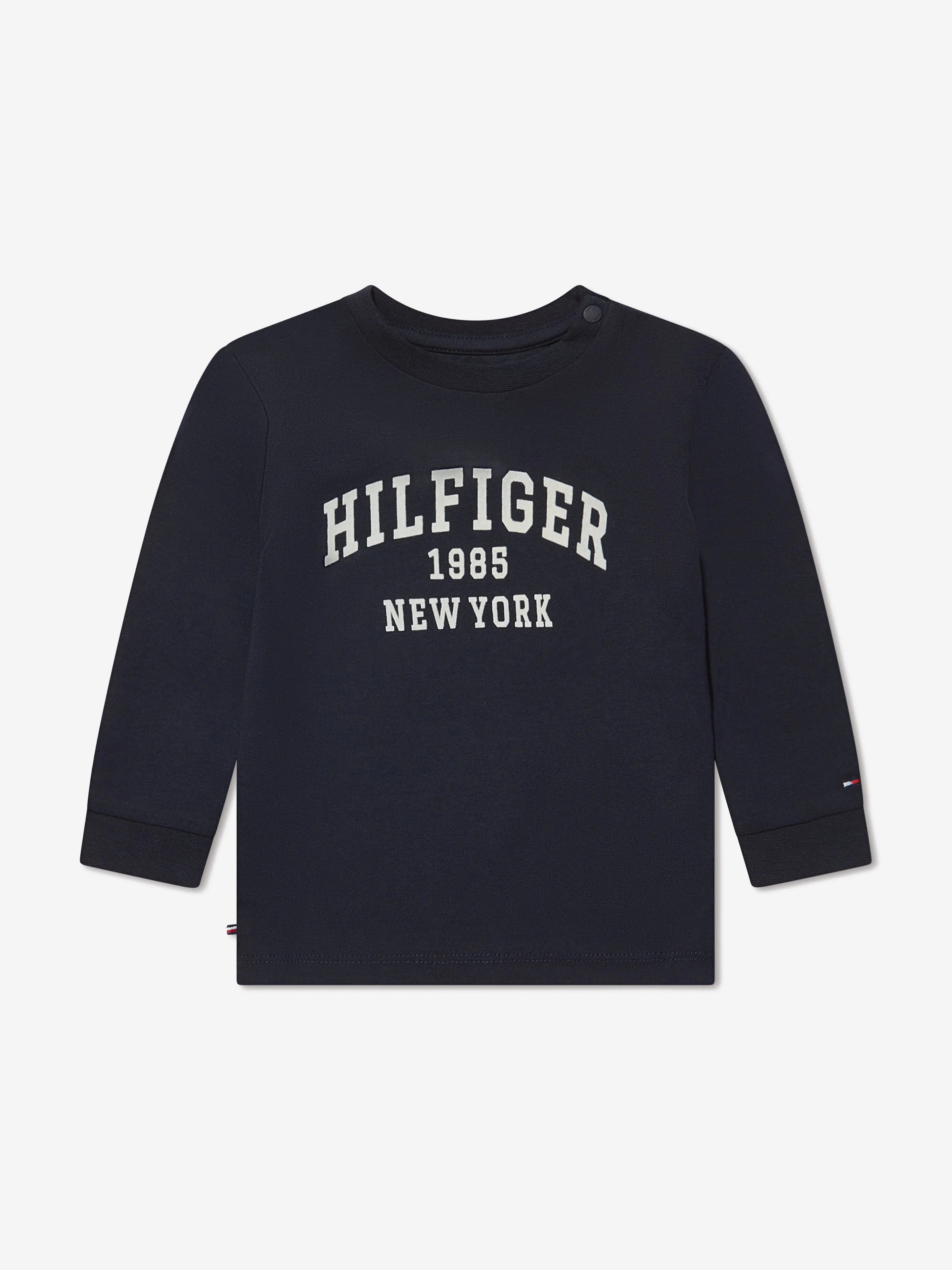 Tommy Hilfiger Baby Boys Long Sleeve Varsity T-Shirt