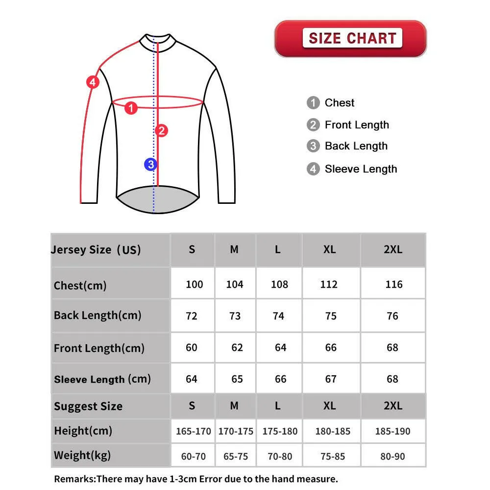 TOMSHOO Men's Winter Thermal Fleece Cycling Jacket